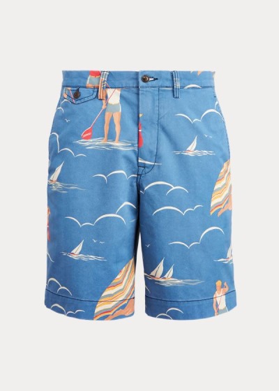 Men's Polo Ralph Lauren Classic Fit Surf-Print Shorts | 849762FIT